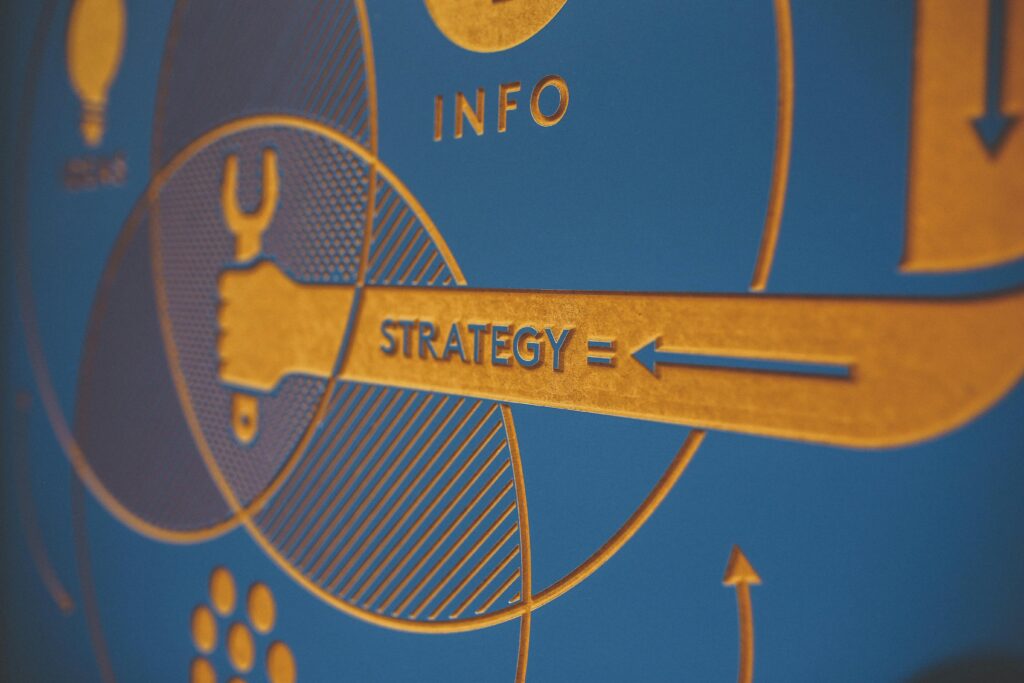 marketing-board-strategy-6229 Colorful business infographic highlighting strategy and information concepts.